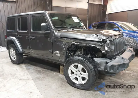 2018 Jeep Wrangler Unlimited Sport S 4X4 из США, поврежденный, VIN 1C4HJXDG5JW126496